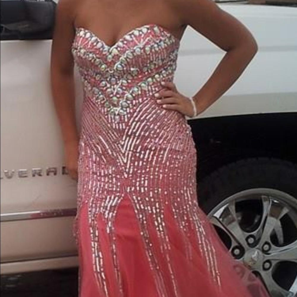 Prom dress pink size 10
